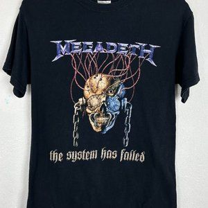 00s Vintage Megadeth The System Has Failed 2004 T-shirt